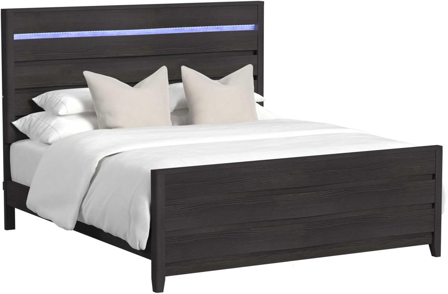 Picket House Chett King 5PC Bedroom Set with LED in Black
