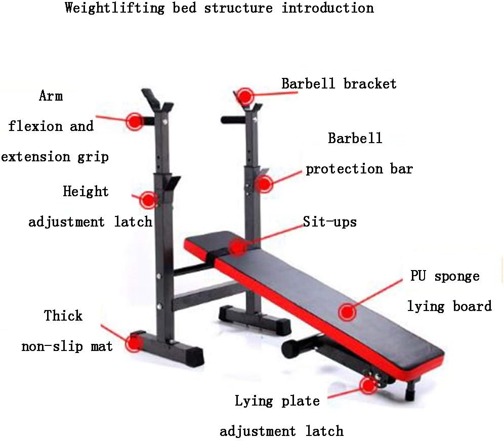 Fitness Equipment Small Dumbbell Weight Bench, Professional Fitness Equipment Exercise Bench Multi-Function Dumbbell Bench Supine Board Home Fitness Equipment Fitness Dumbbell
