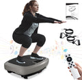 Natini Vibration Plate Exercise Machine - Power Vibrating Plate for Lymphatic Drainage,Whole Boday Workout Machine for Women Weight Loss Home Fitness,350LBS Capacity