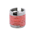 E-Z LOK Threaded Insert for Metal Thin Wall 303 Stainless Steel Thread Inserts 1/2-13 x 5/8-18,-Pack of 5,25 Count Total