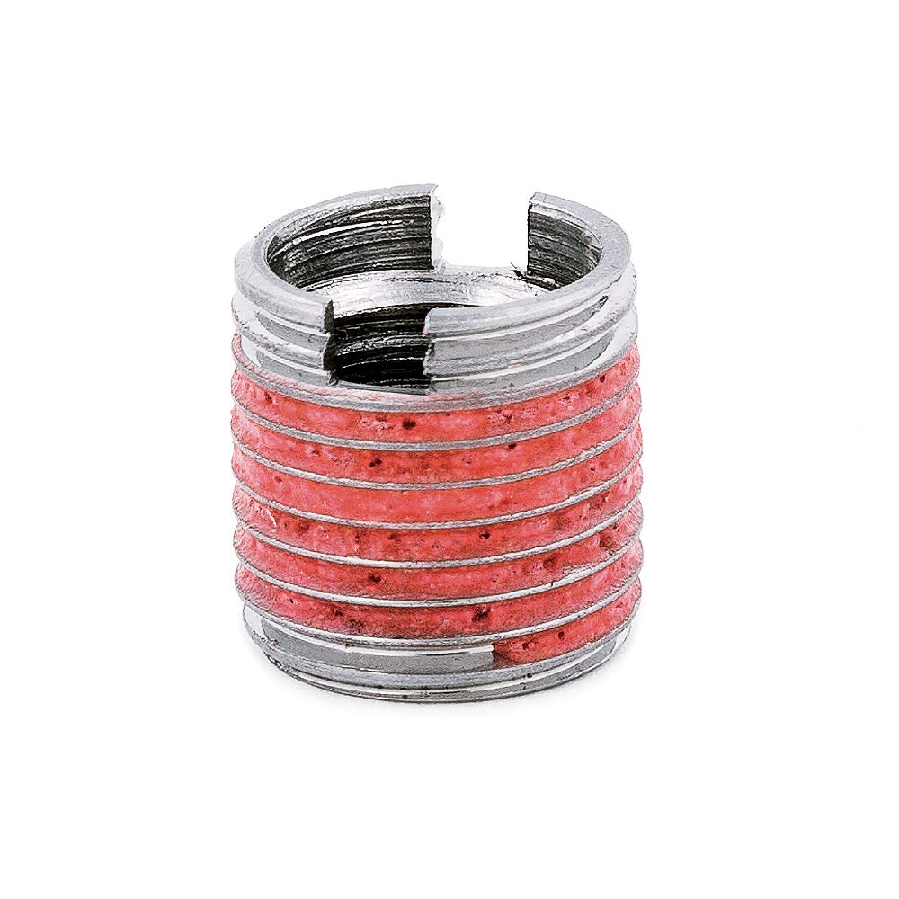 E-Z LOK Threaded Insert for Metal Thin Wall 303 Stainless Steel Thread Inserts 1/2-13 x 5/8-18,-Pack of 5,25 Count Total