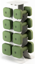 WeGym SafeGrip Square Dumbbells with Anti Slip Handles, Aesthetic Free Weights for Home Workouts, Stable Design Prevents Rolling during Floor Exercises - Set