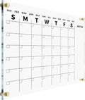 Acrylic Wall Premium Calendar with Black Hardware - Monthly and Weekly Board Family Planner - Dry Erase Calendar Family Calendar - Marker (Gold Standoff, 40'x28' (XLarge))