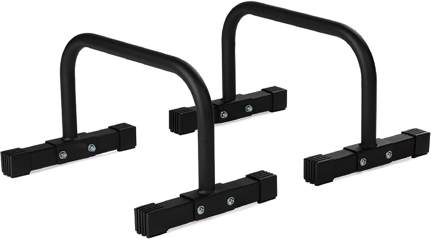 Titan Fitness Parallette Push Up Bar Set, 14in High Perfect for Home and Garage Gym Exercise Equipment, Gymnastics Floor Workout, Calisthenics, Strength Training Parallel Bars