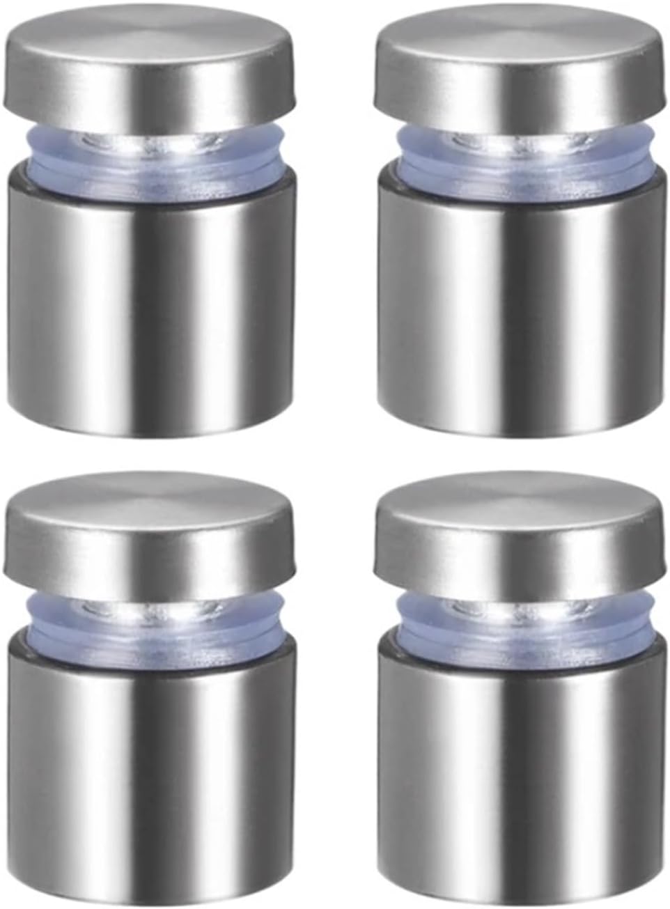 Standoff fixings Billboard Fixing Screws 40/50pcs,Stainless Steel Sign Standoff Screws Suitable for Standoff Fixings for Glass Posters(16x40mm)