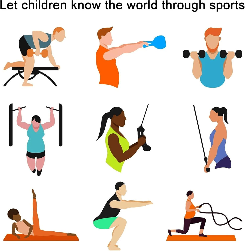 Children's Workout Equipment, Fun And Fitness for Kids, Kids Weight Dumbbell Set, Kids Fitness Exercise Equipment for Beginner Exercise, Boys And Girls