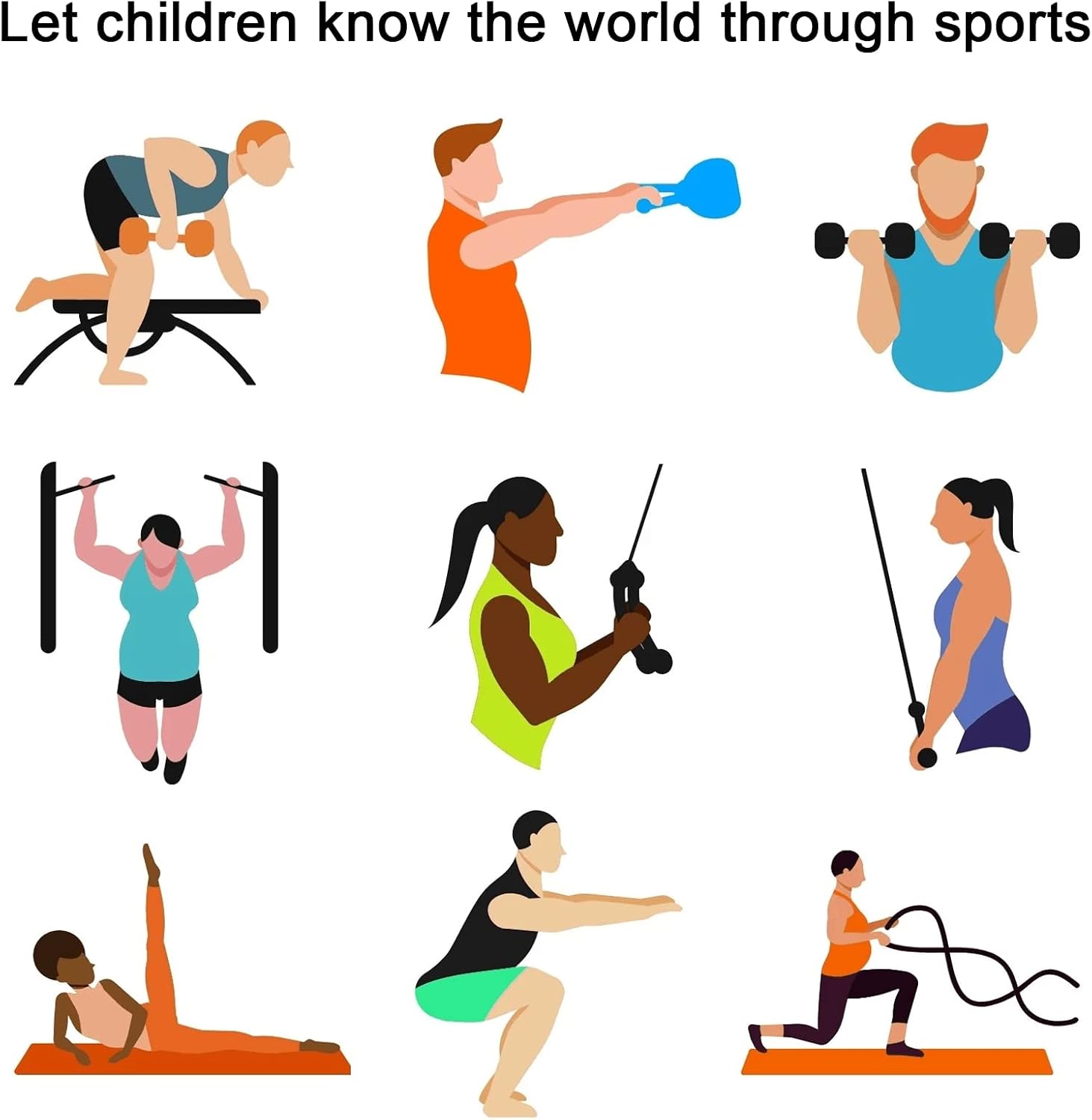Children's Workout Equipment, Fun And Fitness for Kids, Kids Weight Dumbbell Set, Kids Fitness Exercise Equipment for Beginner Exercise, Boys And Girls