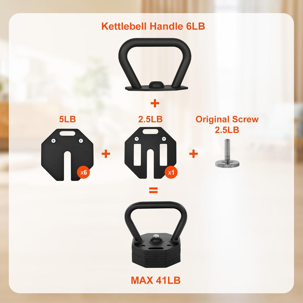 Adjustable Dumbbell Sets 50/80/90LBSX2 Durable Steel Build, Free Weights Dumbbells Set with Barbell/Kettlebell Handle with Srew Sets 3-in-1 Multifunctional Dumbbell Fitness Exercises for Home Gym Suitable Men/Women 50/80/90LBX2
