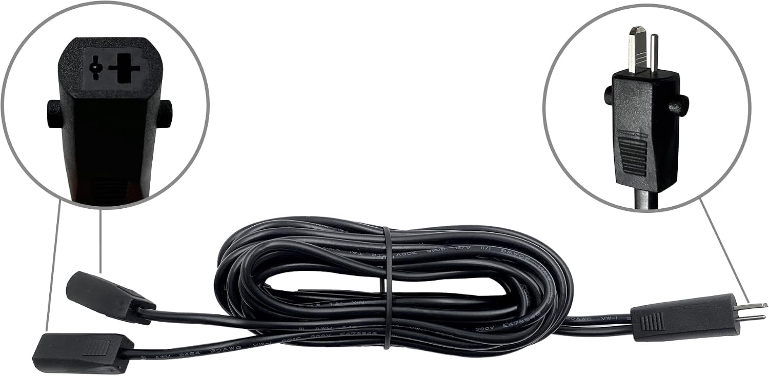 Power Recliner GreenPower 5000mAh Wireless Rechargeable Battery Pack Kits with Wall Power Supply Extension Cord and Y Power Cable