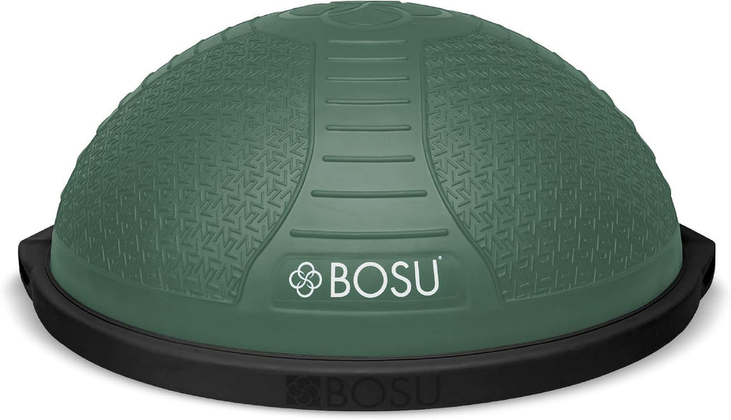 BOSU Nexgen Balance Trainer, Half-Ball Training Equipment, 65 cm Diameter, 300 lb Capacity - Burst-Resistant Stability Exercise Tool w/Non-Slip Base, Includes Hand Pump, Commercial-Grade