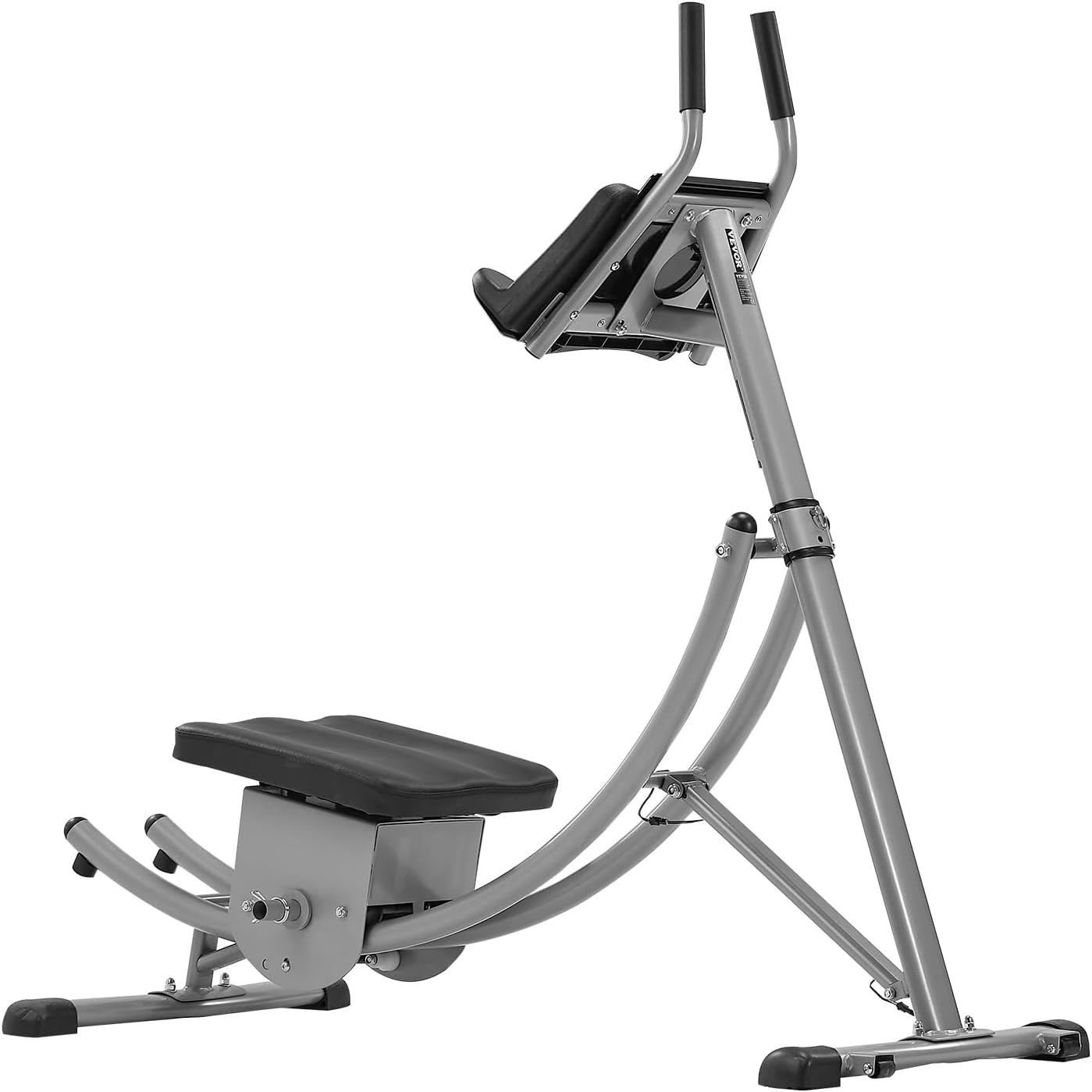 VEVOR AB Workout Machine, Ab Workout Equipment at Home Gym, Core & Abdominal Trainers for Women, 440 lbs Weight Capacity Strength Training Ab Cruncher, Foldable Adjustable Fitness Exerciser