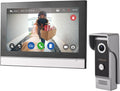 WiFi Video Intercom System, Video Doorbell Camera with Monitor Wireless,1080P IR & Night Vision Camera, 7 Inch Touch Screen Support TY APP, 2-Way Audio, Electronic Photo Frame, Waterproof