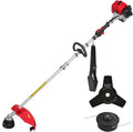 PowerSmart Gas Weed Wacker 2-Cycle 25cc Gas String Trimmer/Edger 16' and 10' Brush Cutter & Shoulder Strap Included
