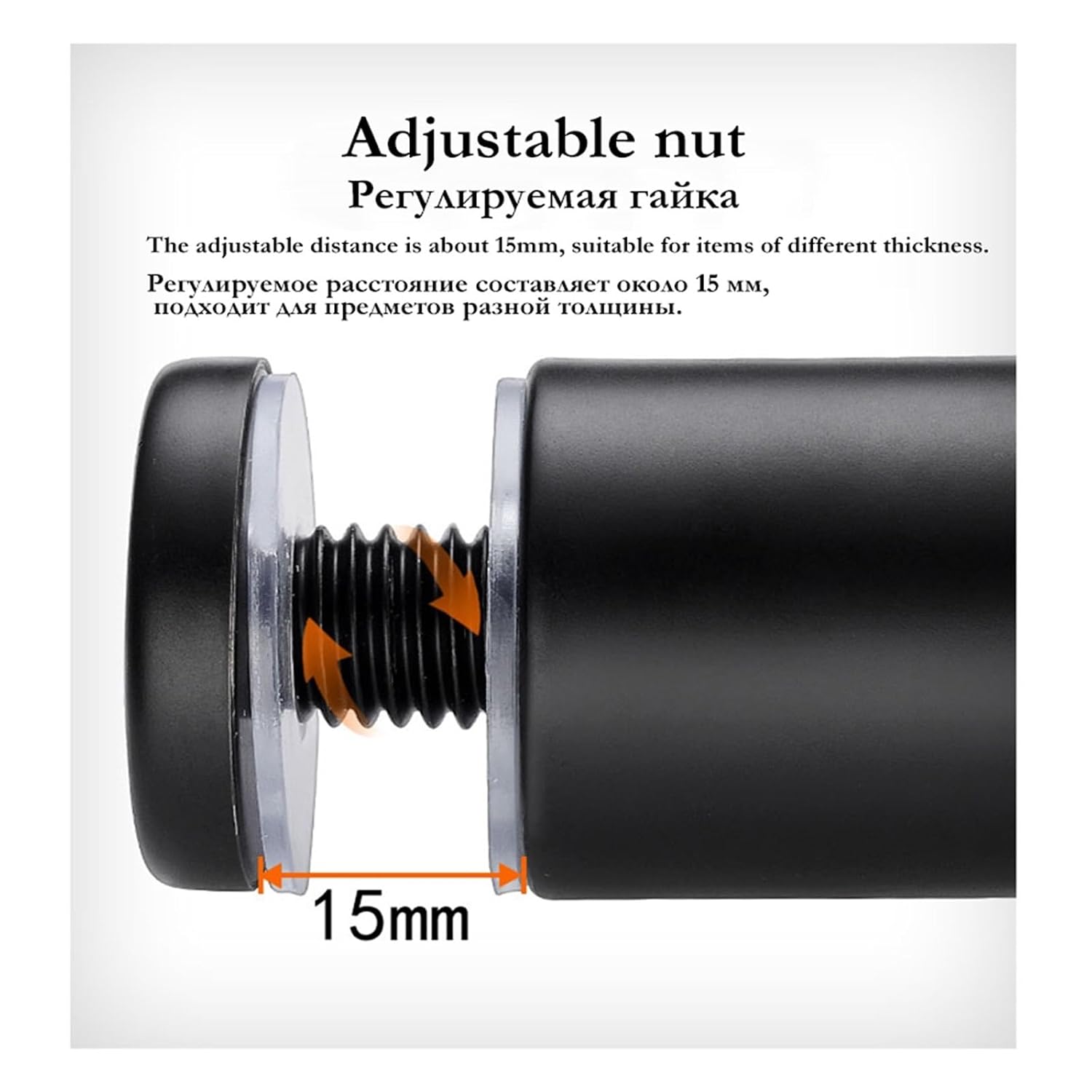 Stainless Steel Advertising Screws, 45 Pieces 12mmStainless Steel Advertising Sign Standoff Screws for Acrylic Picture Frame Glass Sign Standoff Nail Wall Mount(12x20mm)