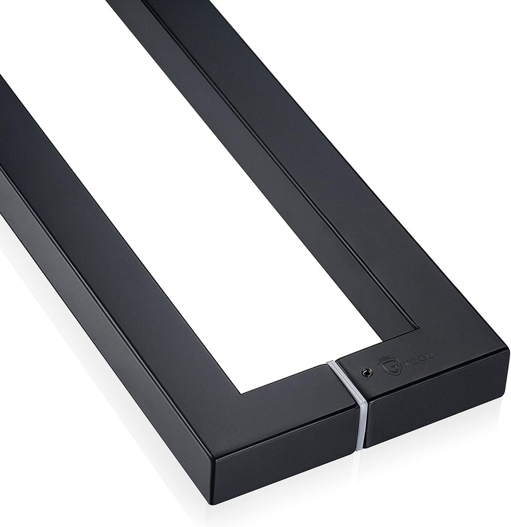Togu TG-R3030 1500mm / 60 inches Push-Pull Stainless-Steel Door Handle for Entrance/Entry/Shower/Glass/Shop/Store, Interior/Exterior Barn & Gates - Matte Black Finish