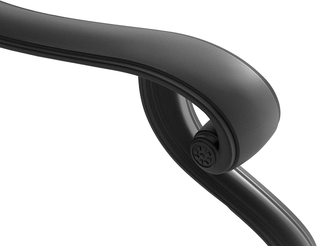 (Cushions in Random Colors) 5-Piece Set of Cast Aluminum Patio Furniture with Cushions