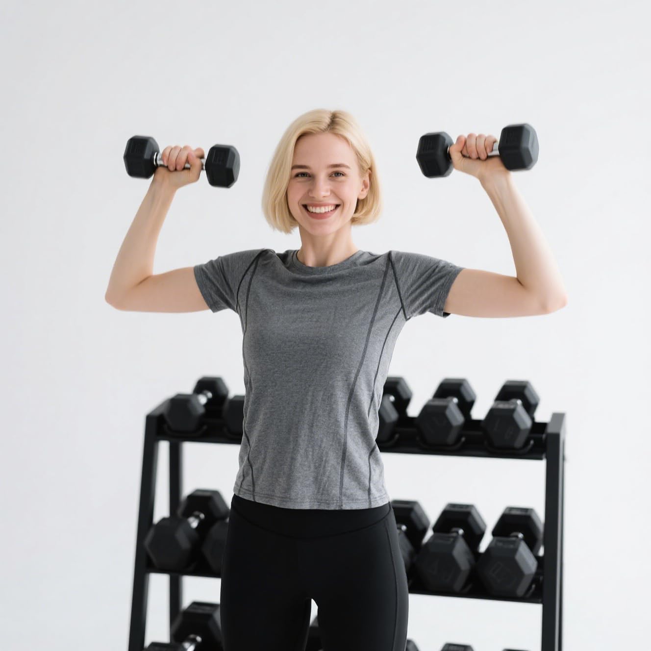 350/450/550 lbs Hex Weight Dumbbells Sets with Rack 5-45lbs Rubber Gym Equipment Coated Dumbbell Free Weights Set for Home Exercises Set of Weights Dumbbells and Rack