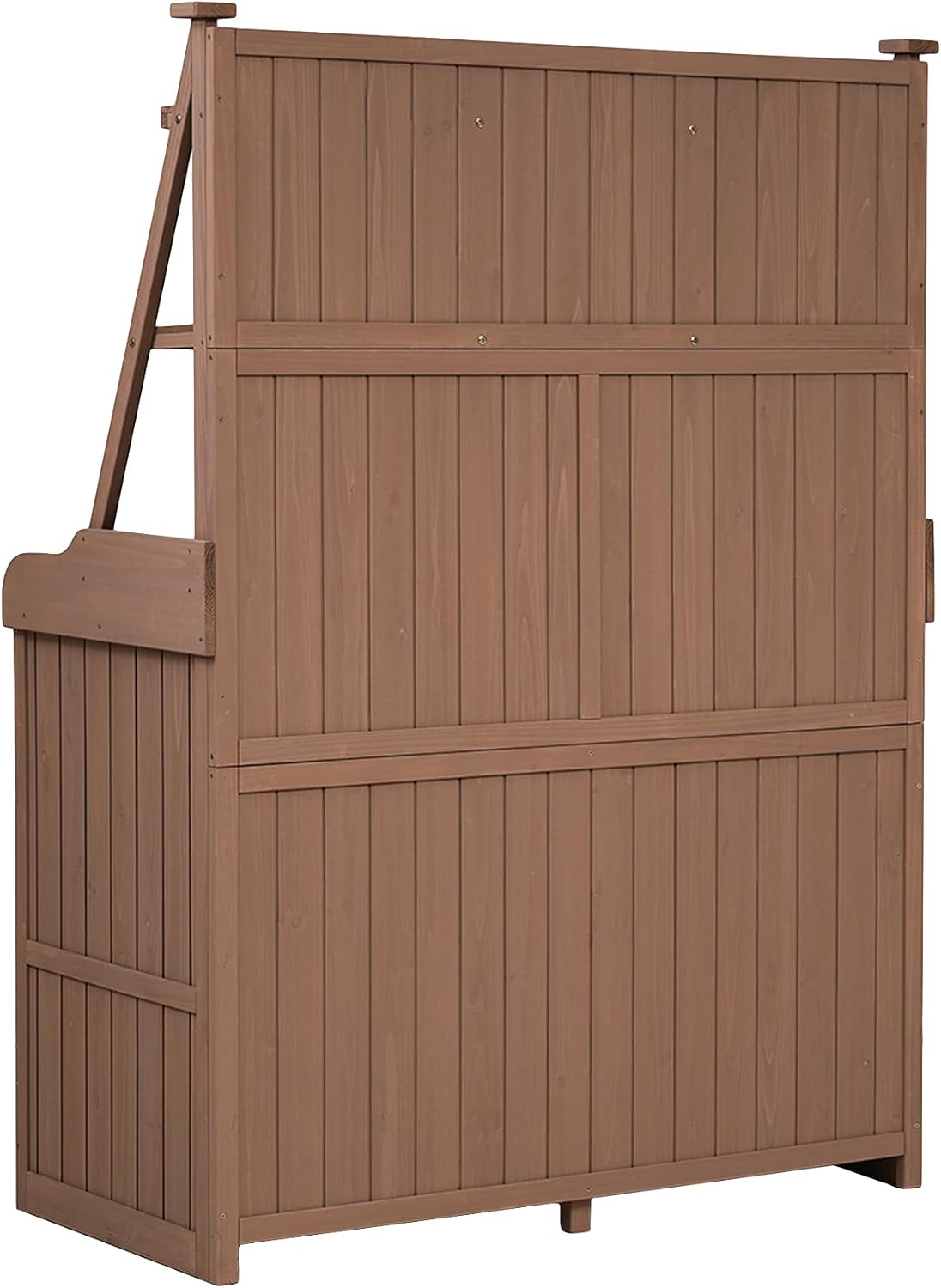 CIATRE 65-Inch Rustic Fir Wood Garden Potting Bench Table with Storage Shelf, Drawers, Cabinet & Assembly Video - Ideal for Outdoor Gardening - Enhanced Stability & Storage Solutions