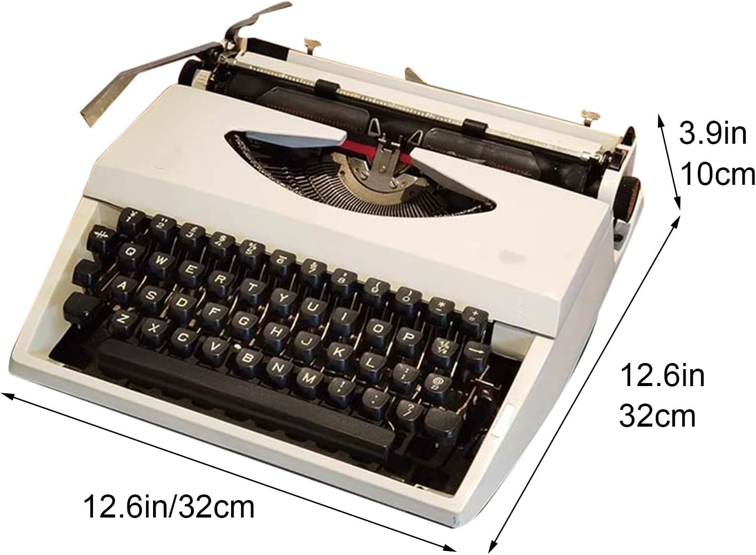 Mechanical English Typewriter, Classic Retro Manual Typewriter Decor, Literary Retro Collection Gift