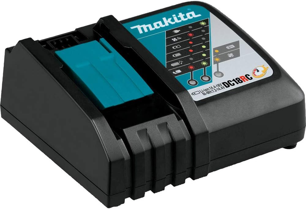 Makita BL1850BDC2 18V LXT® Lithium-Ion Battery and Rapid Optimum Charger Starter Pack (5.0Ah)