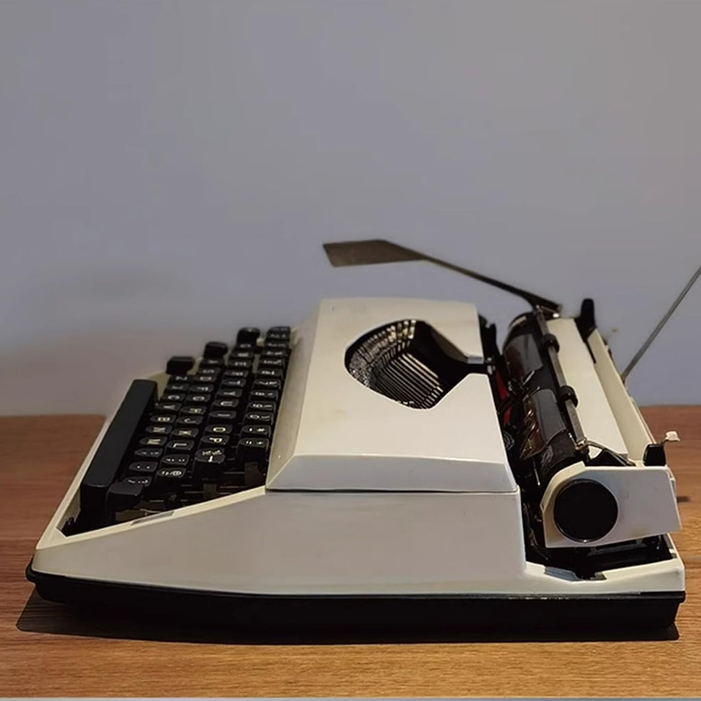 Mechanical English Typewriter, Classic Retro Manual Typewriter Decor, Literary Retro Collection Gift