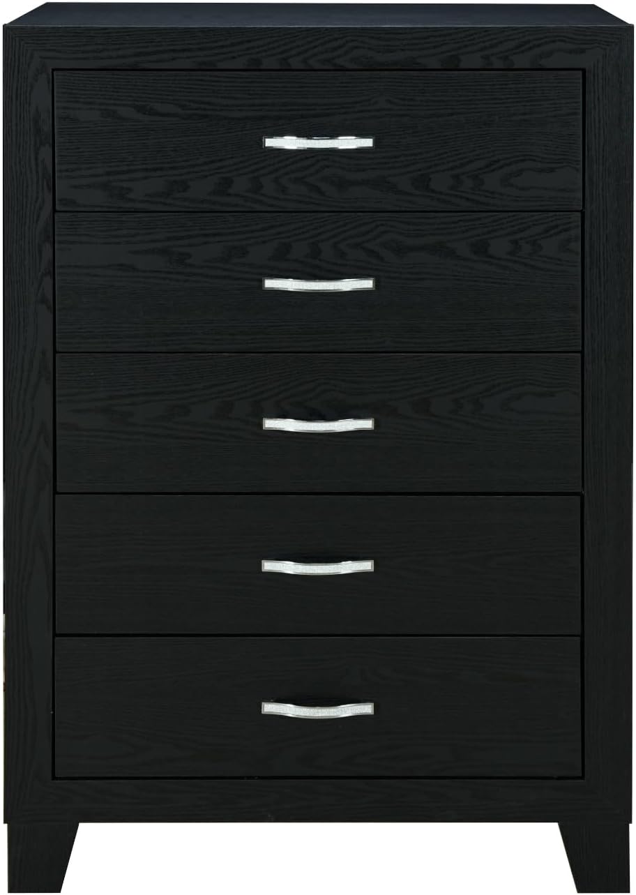 GOWE Carlos Black 5PC King Bedroom Set