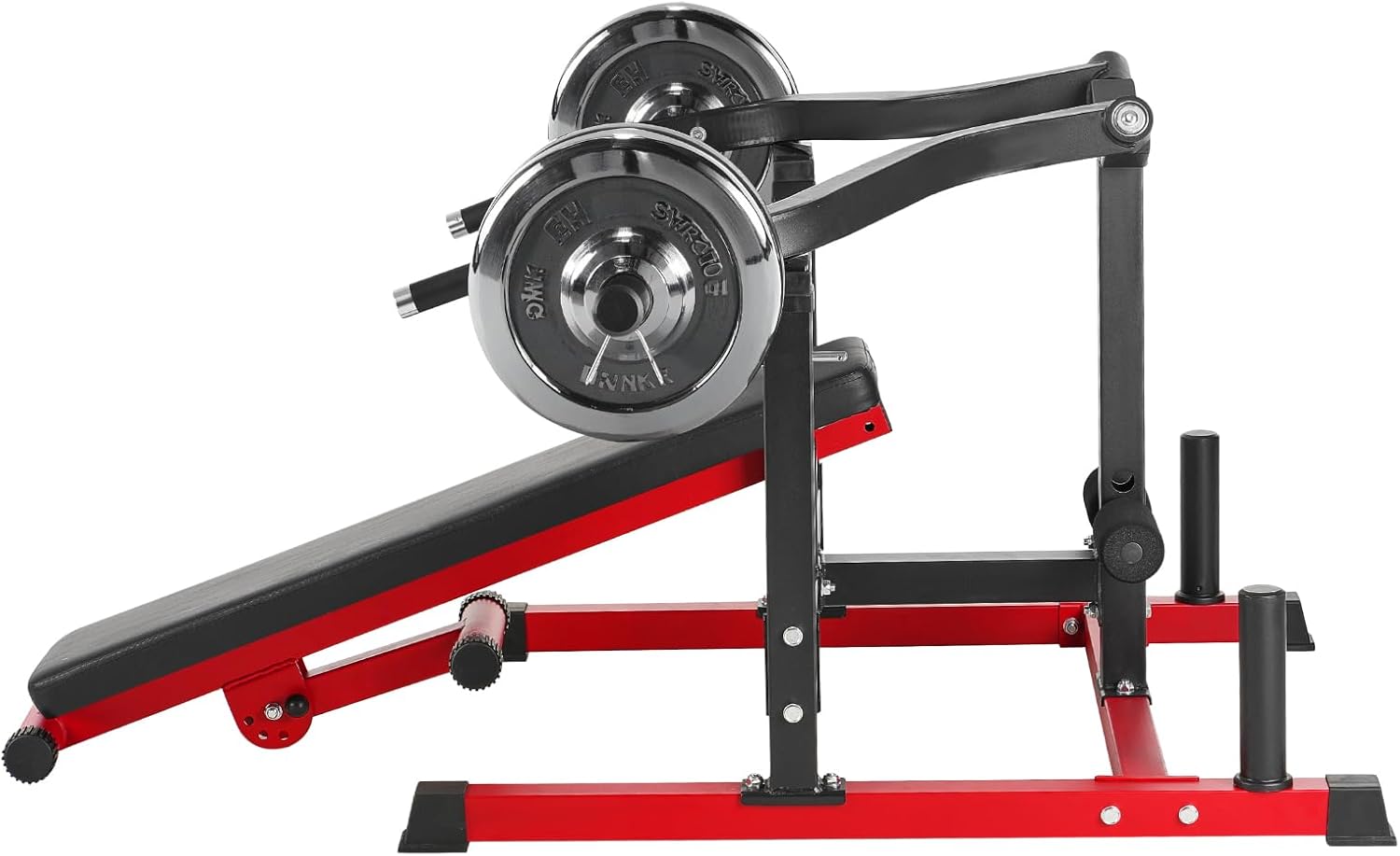 VEVOR Chest Press Machine, Bench Press Set, Adjustable Flat Incline Bench with Independent Converging Arms, Upper Chest Equipment, Fitness Home Gym Equipment Chest