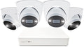 Swann AdvancedX™ Wired 5MP NVR Security System, 8 Channel, 4 Dome 3K Cameras, 1TB Storage, White, 24/7 Recording