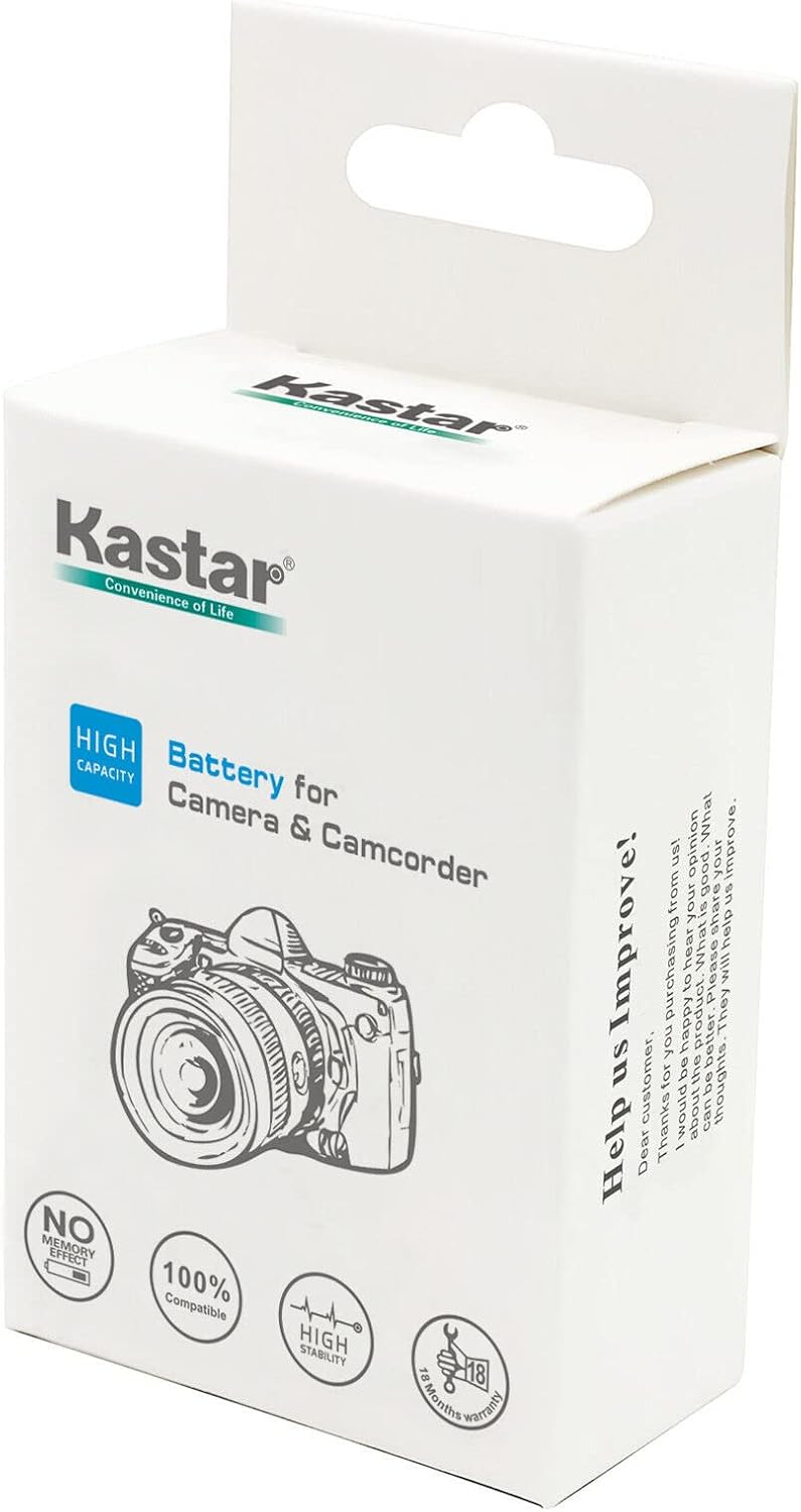 Kastar 3-Pack LP-EL Fully Decoded Battery Replacement for LP-EL Rechargeable Lithium-Ion Battery Pack, 4307C002 Battery, Speedlite EL-5 Flash Light