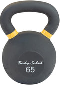 Body-Solid Matte Powder Coat Kettlebell with Kettle Grip Handle, Perfect Kettlebells for Weight Training and Core Workout Exercise Equipment
