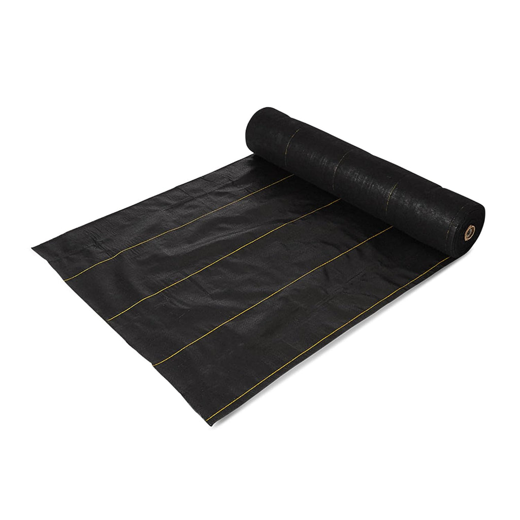 Dewitt 2-Pack Pro-5 Weed Barrier Fabric 5 oz, 6 x 250 Feet – Heavy-Duty Woven Landscape Ground Cover Mat for Raised Garden Bed, Greenhouse Gardening, Outdoor Landscaping, and Commercial Planting