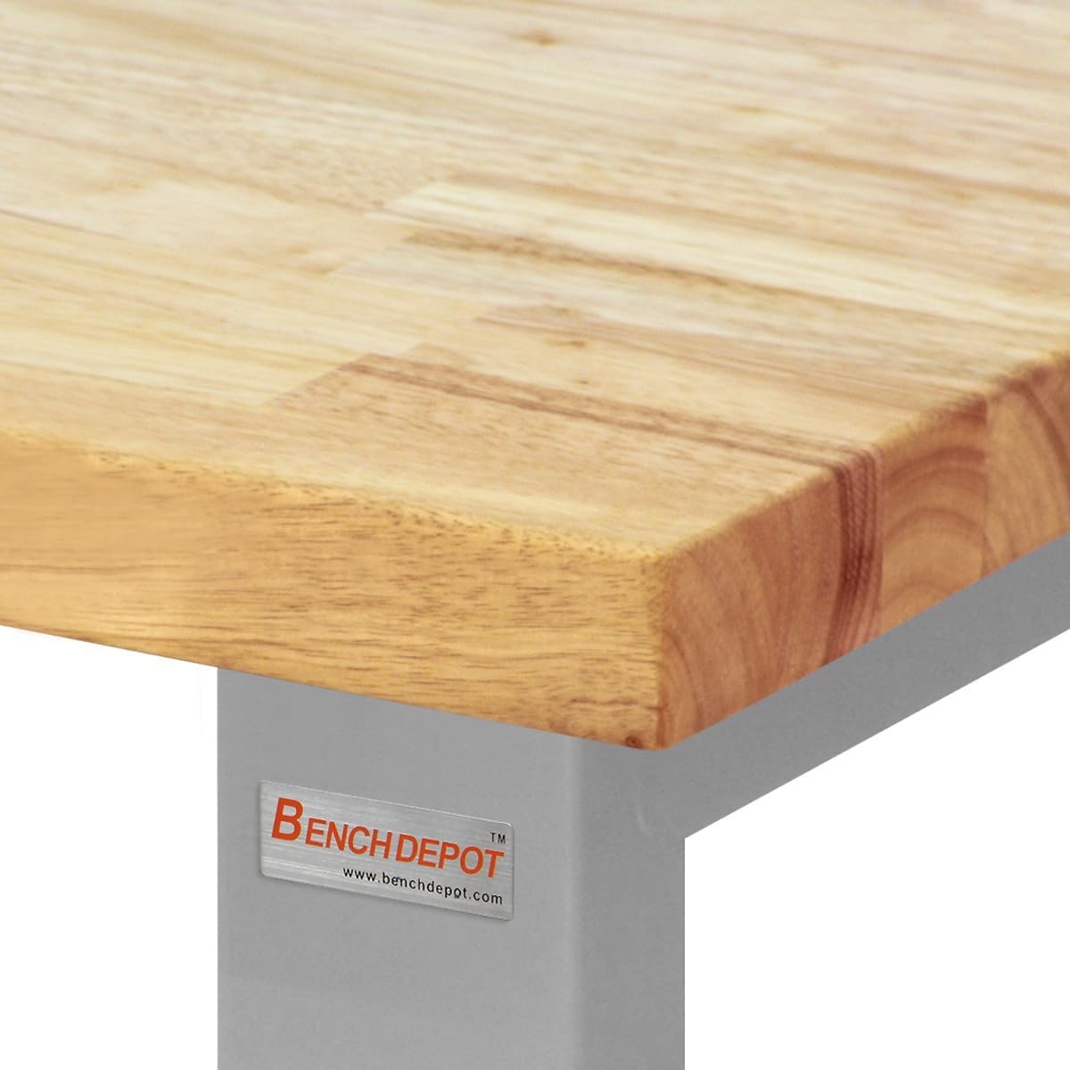 Table & Workbench with 1.75' Thick Hardwoord Butcherblock Top, 30'-36' Height Adjustable, 24' D x 48' - By BenchPro