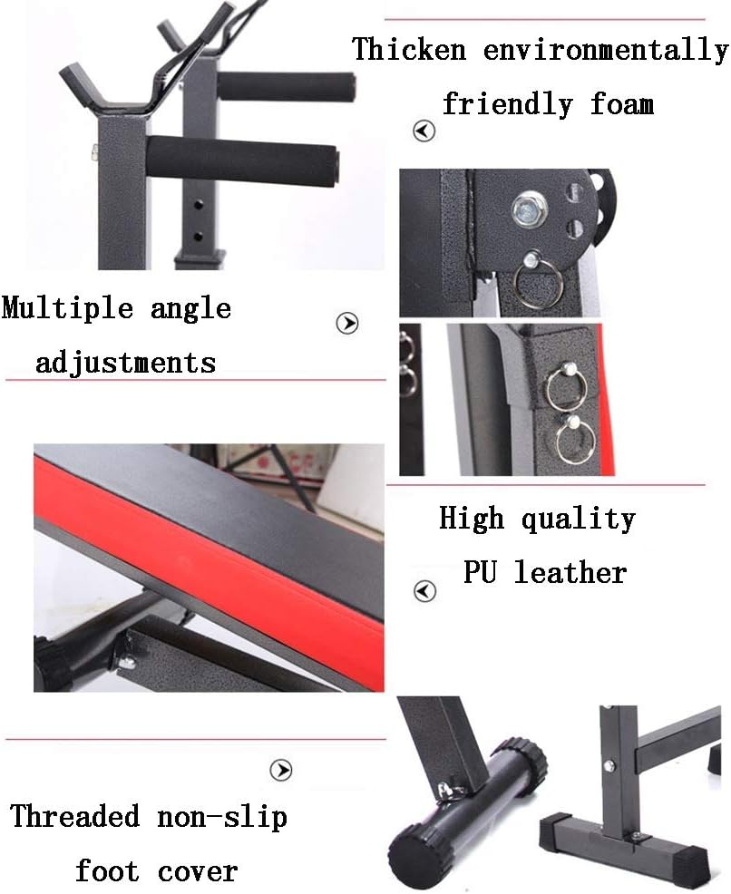 Fitness Equipment Small Dumbbell Weight Bench, Professional Fitness Equipment Exercise Bench Multi-Function Dumbbell Bench Supine Board Home Fitness Equipment Fitness Dumbbell