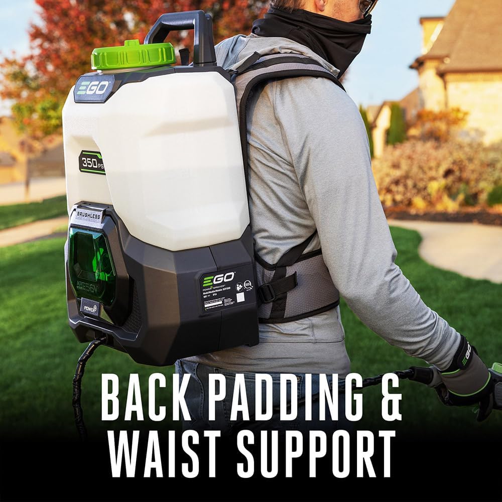 EGO Power+ 4 Gallon Cordless Backpack Sprayer, Battery and Charger not Included - BSP3500