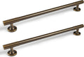 7 Pack Durable Antique Brushed Brass Cabinet Pulls Hardware for Drawer Cupboard Wardrobe Kitchen, 10-2/5 inch, 3XL