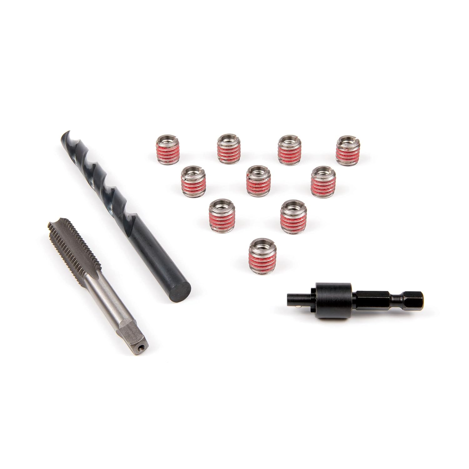 E-Z LOK Metal Thread Repair Kit Tool and Stainless Steel Threaded Inserts Thin Wall 5/16-18 x 7/16-20