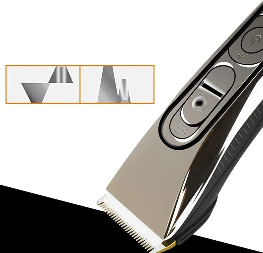 WEedsy Men's Hair Trimmer - Cordless Ceramic & Titanium Blade, Rechargeable, USB Charging, 4 Length Combs, Pet Friendly