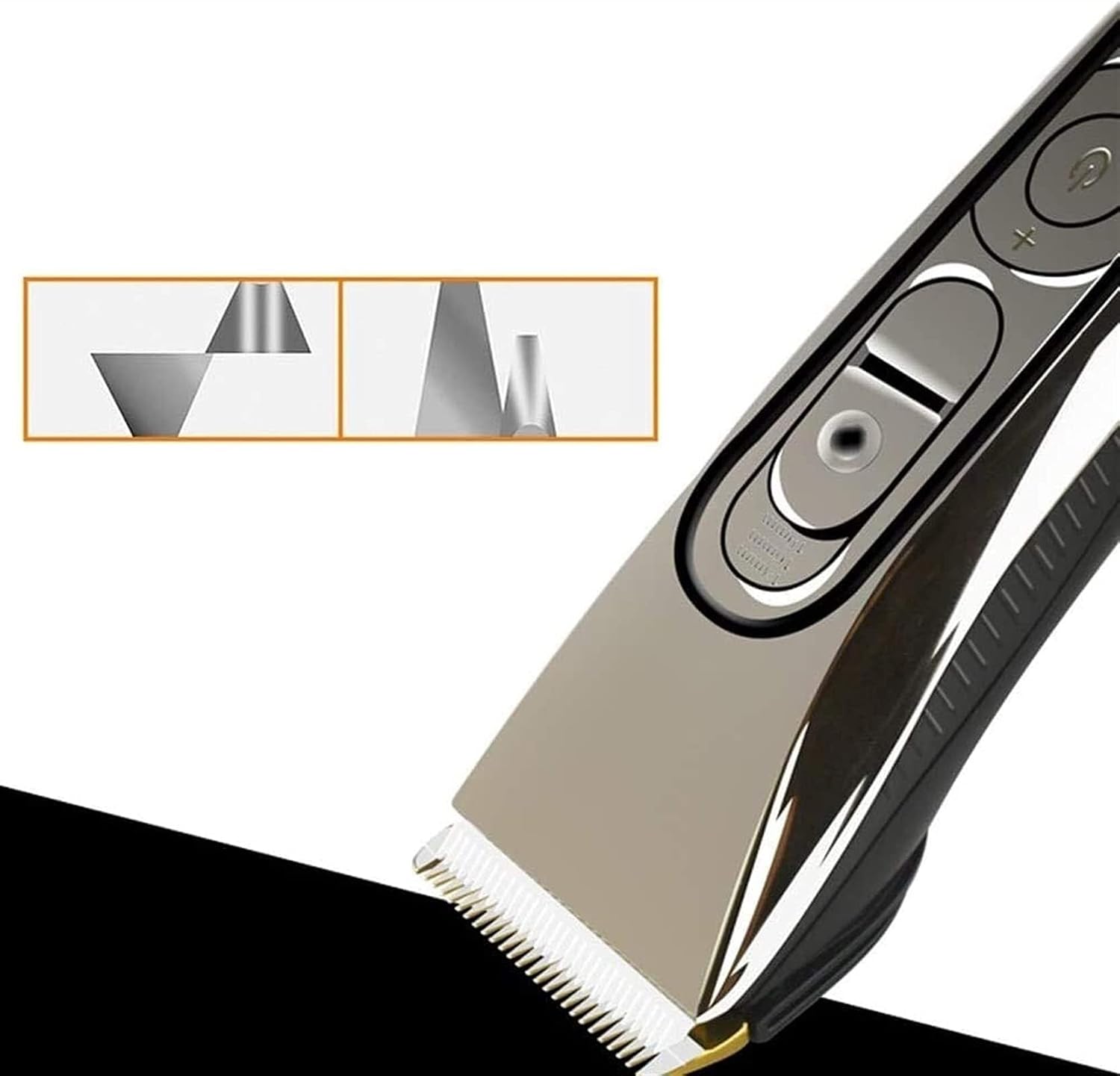 WEedsy Men's Hair Trimmer - Cordless Ceramic & Titanium Blade, Rechargeable, USB Charging, 4 Length Combs, Pet Friendly