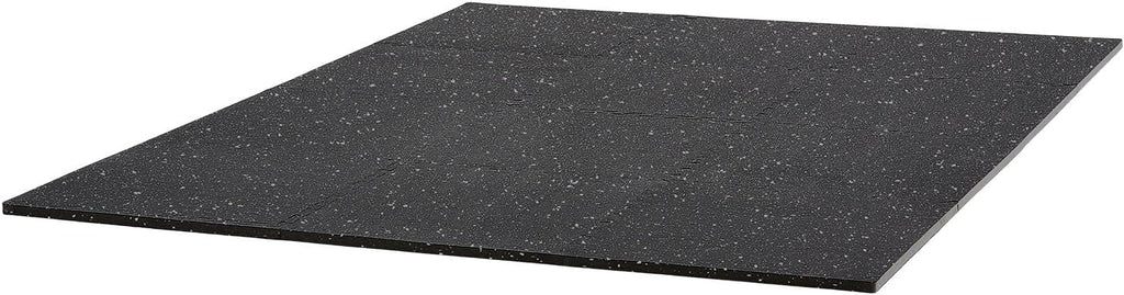 VEVOR 0.79Inch 48sq.ft 12 Tiles Gym Flooring for Home Gym, Rubber Top with High Density EVA Foam, 24 x 24In Gym Floor Exercise Equipment Mats, Interlocking Gym Mats, Puzzle Workout Mats, Black & Gray