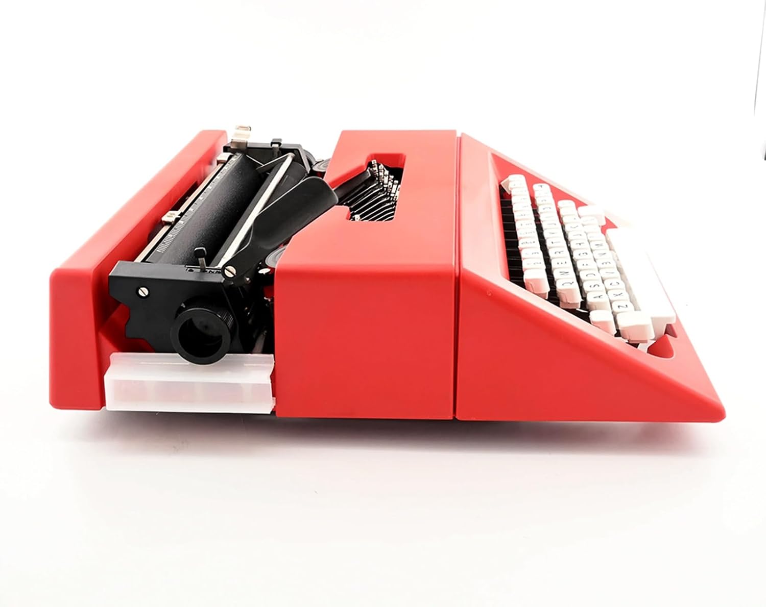 Classic Retro Manual Typewriter Decor, Vintage Finish Antique Typewriters for Notes, Literary Retro Collection Gift(Red)