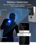 ANJIELO SMART Wired Video Intercom System, Video Doorbell Door Phone System,WiFi 1080P HD Monitor, Night Vision,Dual-Way Intercom for Villa House Office Apartment (1 Bell +3 Monitor)