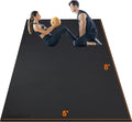 Large Exercise Mat 8'x5'|12'x6'|6'x4'|6'x2' Workout Mat for Home Gym Mats Exercise Heavy Duty Gym Flooring Fitness Mat Large Yoga Mat Cardio Mat for Weightlifting, Jump Rope, MMA, Shoe-Friendly