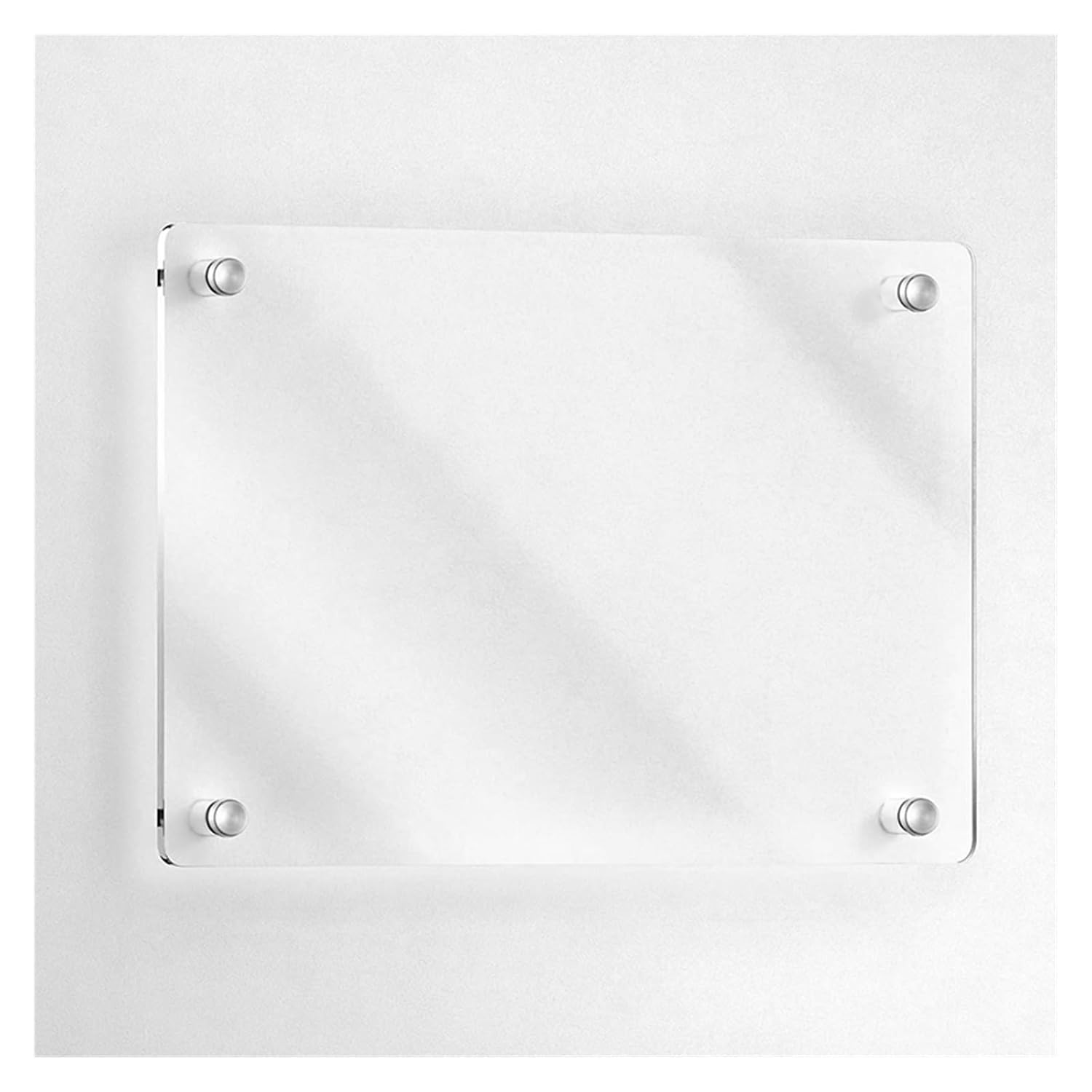 100 Packs Sign Standoff Screws Stainless Steel Wall Mounts Nail for Glass Artwork and Displays