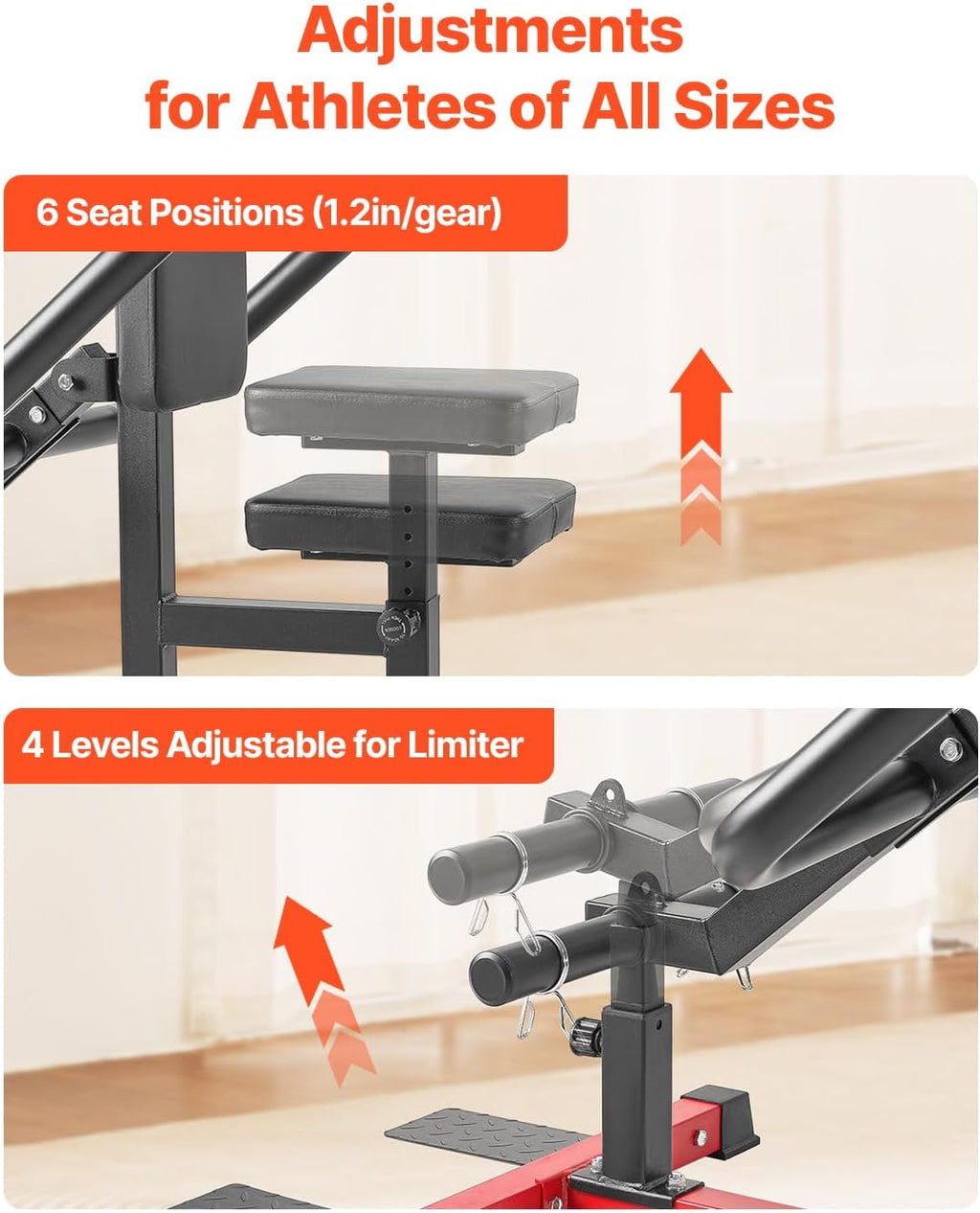 VEVOR Chest Press Machine, Bench Press Set, Adjustable Flat Incline Bench with Independent Converging Arms, Upper Chest Equipment, Fitness Home Gym Equipment Chest