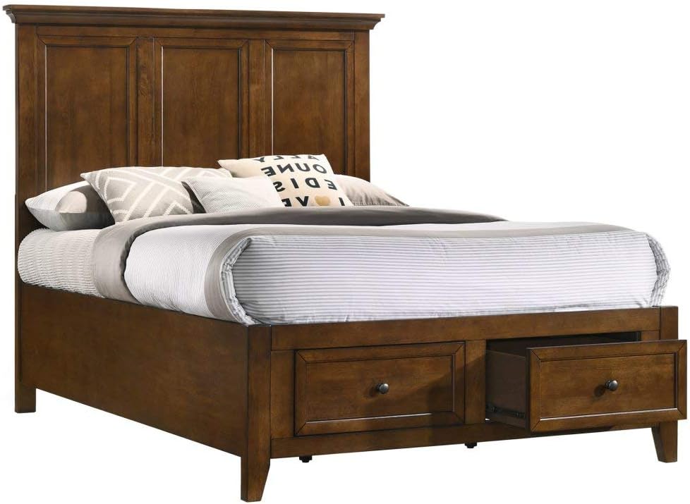 Intercon San Mateo Youth Full Size 3 Piece Storage Bedroom Set Tuscan Finish