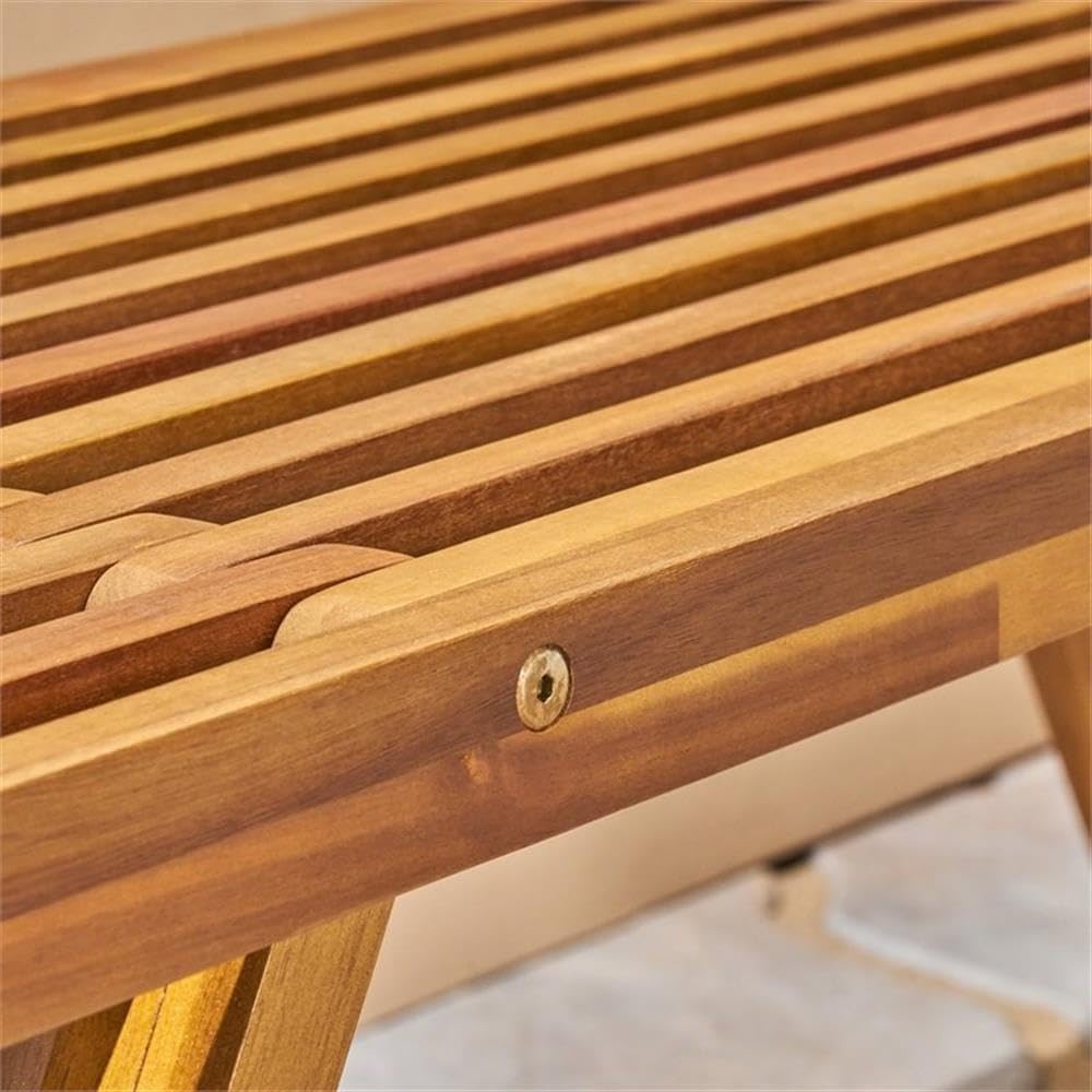 Christopher Knight Home Esme Outdoor Acacia Wood Bench, Teak Finish