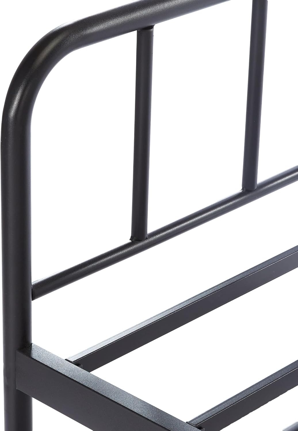 Amazon Basics Twin Daybed and Trundle Bed Frame Set, Space Saving Steel Slat Support, Easy Assembly, Twin Size, Black, 77.3 x 40 x 35.4 in