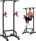 RELIFE REBUILD YOUR LIFE Power Tower Pull Up Bar Station Workout Dip Station for Home Gym Strength Training Fitness Equipment