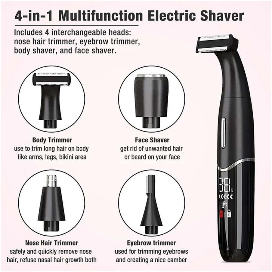 Haircut Precision Shaver Men Bikini Line Sensitive Razor Balls Eggs Hair Shaving Trimmer Face Beard Clipper