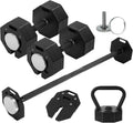 Adjustable Dumbbell Sets 50/80/90LBSX2 Durable Steel Build, Free Weights Dumbbells Set with Barbell/Kettlebell Handle with Srew Sets 3-in-1 Multifunctional Dumbbell Fitness Exercises for Home Gym Suitable Men/Women 50/80/90LBX2